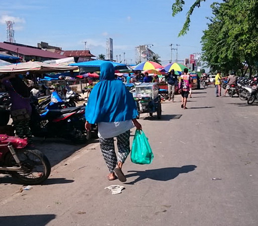 Parah...Pasar Pagi Arengka Tak Kunjung Tertib Setiap Tahunnya